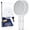 White - 2 Packs, variant on Electric Mosquito Swatter Bug Zapper Racket for Indoor Outdoor Use