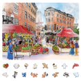 thumbnail image 1 of Rompecabezas Graphinee Mercado de Frutas 1000 piezas 49x68 cm, 1 of 9