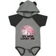 thumbnail image 3 of Inktastic My Mimi Loves Me Llama Girls Baby Bodysuit, 3 of 5
