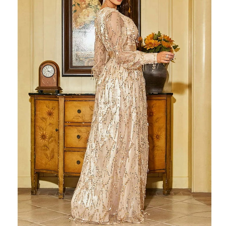 SuDongPo Trendy Belt Sequined For Womens Clearance Prom Dress lace