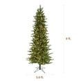 thumbnail image 3 of Fraser Hill Farm 9-Ft. Carmel Pine Slim Artificial Christmas Tree with White Incandescent Smart Lights, FFCP090-3GR, 3 of 15