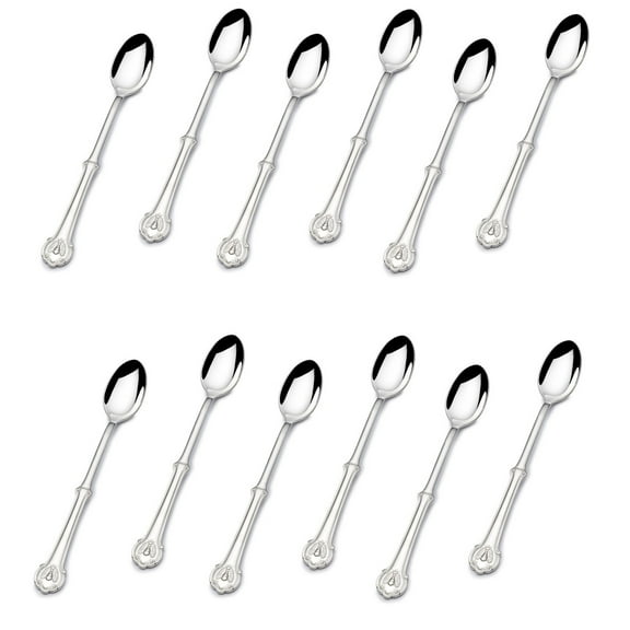 Wallace Napoleon Bee 18/10 Stainless Steel Iced Beverage Spoon (Set of Twelve)