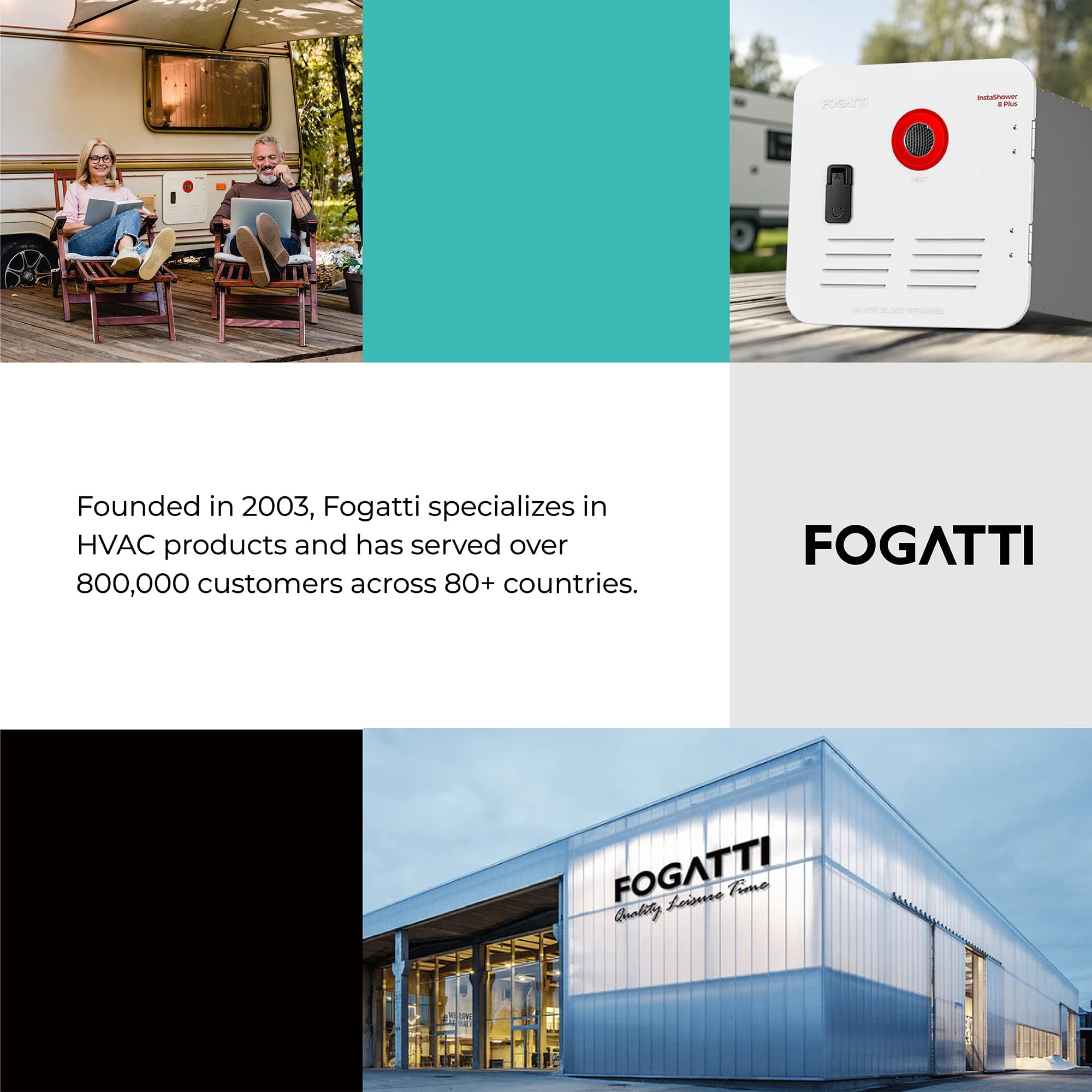 Fogatti 8 Gal 1440W Electric Mini Tank Water Heater, Wall/Floor Mount