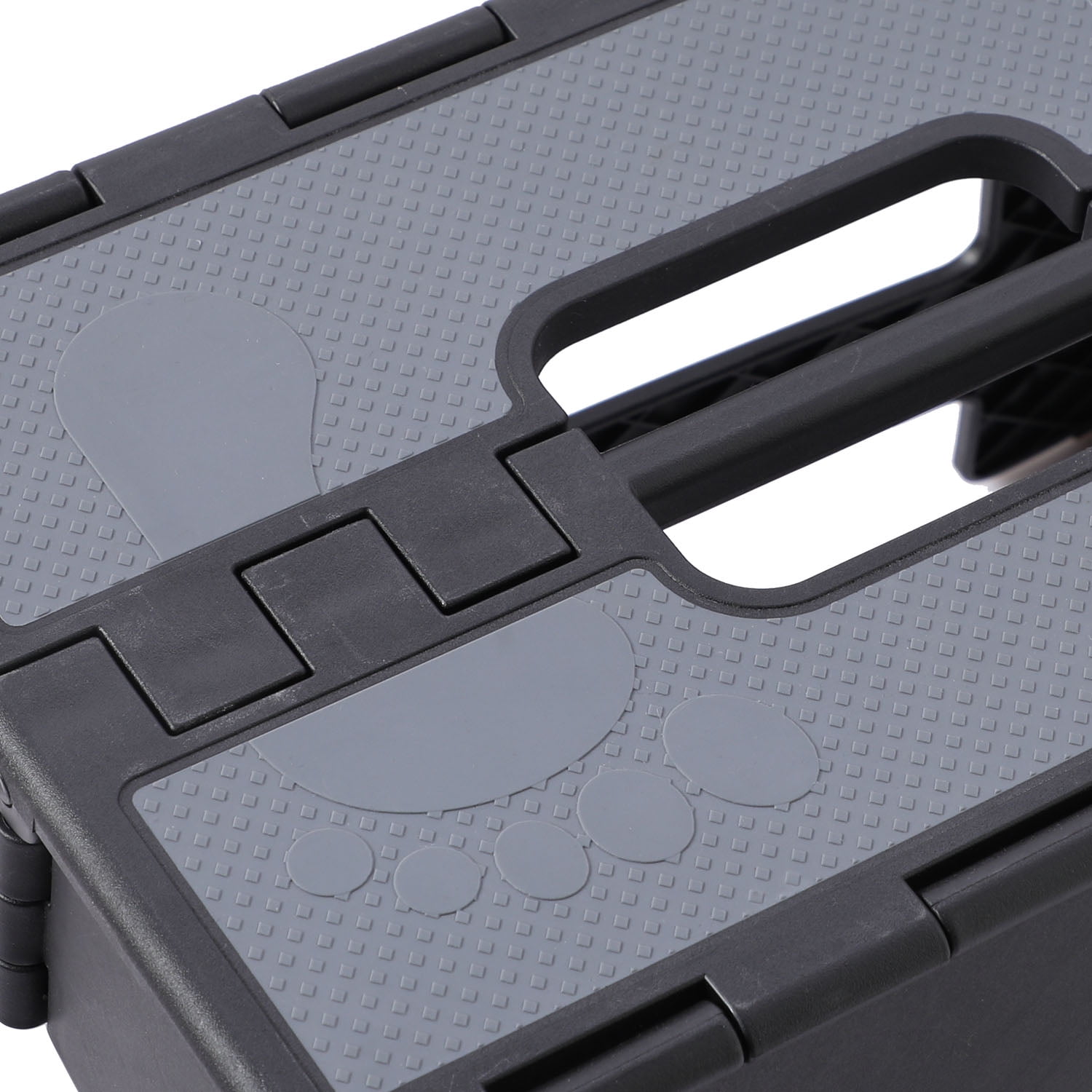 Farmora 12 inch Anti-Slip Step Stool 300 lb Capacity, Black
