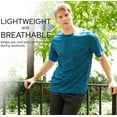 thumbnail image 4 of Mens Active T-Shirt - Quick-Dry Athletic Workout Training Crew Neck Short Sleeve Top 5 Pack, 4 of 7