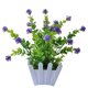 thumbnail image 1 of Flores artificiales falsas, flores artificiales Kaireo, planificador 2025, flores artificiales en maceta para decoración de jardín al aire libre., 1 of 4