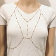thumbnail image 2 of Rhinestone Party Bra Chains Body Chain Body Jewelry para mujeres y niñas TUNC Sencillez, 2 of 4