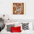 thumbnail image 5 of Orinice , Abstract Figure Line Drawing, Minimalist Modern Art Print Poster, Contemporary Wall Art for Home and Bedroom Decor  16x12in, 5 of 6