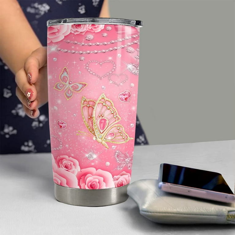 30oz custom tumbler with handle free shipping gifts for her