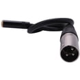 thumbnail image 4 of 0. Wire 3 Pin Xlr Male to 3.5Mm Female Connector Microphone Adapter, 4 of 8
