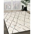 thumbnail image 2 of Ahgly Company Indoor Square Abstract Silver Pink Solid Area Rugs, 5' Square, 2 of 6