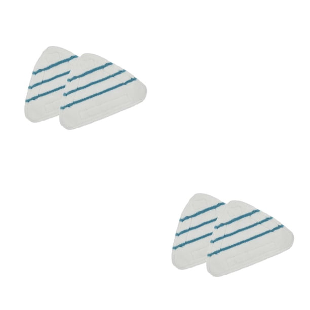 Inteprter 2 Pieces Steam Replacement Pad Clean Household Cushion Cloth Accessory Tool Replace Equipment Mops Cleaning Microfiber 28.5x19.5x2.0 cm 2piezas