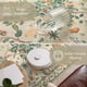 thumbnail image 4 of Alfombra Morebes 8x10, estilo bohemio, verde salvia, floral, antideslizante, 4 of 7