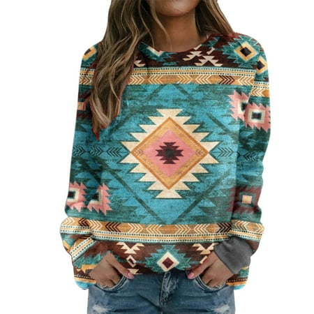 

vbnergoie Long Sleeve For Womens Daily Print O Neck Sweatshirt Round Neck Fit Pullover Tops Casual Long Sleeve Workout Shirts Casual Loose Louse Hoodie Sport Women 2 Piece Set Lingerie