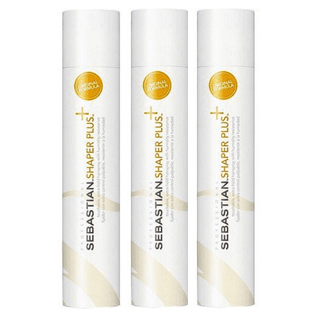 ($58 Value) Sebastian Shaper Plus Hairspray (3 Bottles), 10.6 Oz
