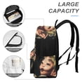 thumbnail image 4 of Melanie Martinez Adjustable Laptop Backpack Daypack Satchel Bookbag Half Printed Rucksack Travel Bag School Bag, 4 of 8