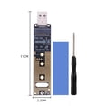 thumbnail image 2 of Aluminum M.2 NVMe USB 3.1 Adapter with Hot Swap Capability for Efficient SSD Data Management, 2 of 2