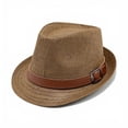 thumbnail image 2 of LNZGNM Men's Sun Hat, Wide Brim Sun Protection, Breathable and Cool for Beach Days, Gardening, and Summer Outings, Simple to Care for,Coffee(One Size), 2 of 3