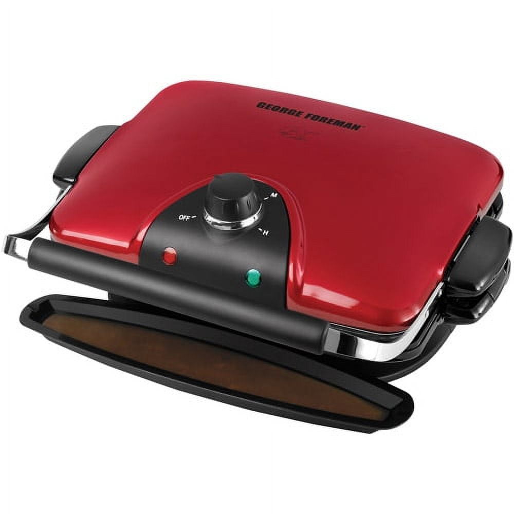 George Foreman Grill with LED Display & Removable Grill Plates