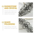thumbnail image 4 of Shisuyan Hair Barrettes Alloy Rhinestone 2Pcs 4.1X1.8In, 4 of 9