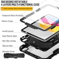 thumbnail image 3 of Funda para iPad BLOSOMEET A16 11ª/10ª Gen 11''/10.9'' con Accesorios, 3 of 8