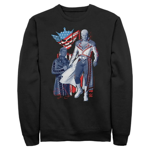 Mens WWE Cody Rhodes Patriotic Pose Sweatshirt