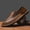 Brown, variant on Men's Wide Width Slip On Sandals, Lightweight Open Back Casual Driving Shoes with Cushioned Comfort, Flexible Non-Slip Sole for Beach, Travel, Walking and Everyday Wear