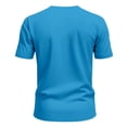 thumbnail image 7 of Mens T-Shirts Short Sleeve T Shirts Casual Plain Crew Neck Basic Tees Moisture Wicking Summer Shirts Light Blue S, 7 of 7