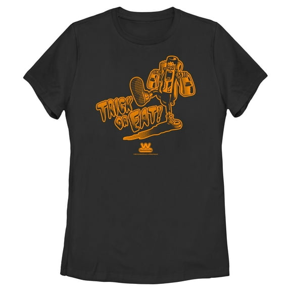 Women's Wienerschnitzel Halloween The Delicious One Trick or Eat  Graphic T-Shirt