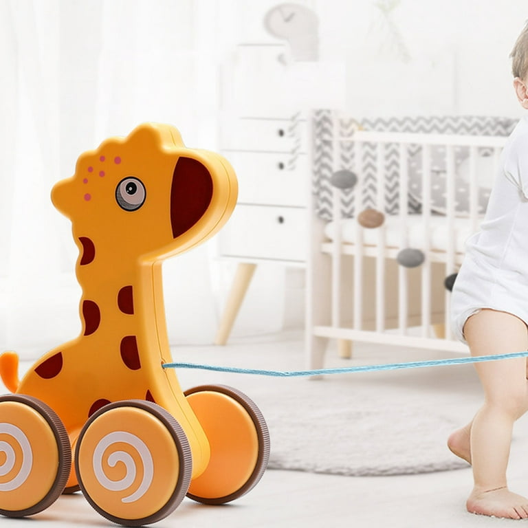 Fridja Toddler Push & Pull Toys, Pull-Along Baby Toy with Wheels for Easy  Push and Pull Action Early Learning and Motor Skills Toy, Best Birthday  Gifts for Pre-Kindergarten 
