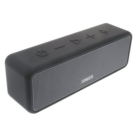 Anker SoundCore Select Portable Bluetooth Speaker Black with Loud Stereo Sound, Rich Bass, 24-Hour Playtime, 66 ft Bluetooth Range, Built-In Mic. Perfect Wireless Speaker for iPhone, Samsung and (Best Bluetooth Speaker For Iphone 5)