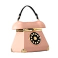 thumbnail image 4 of EHJRE Dial Telephone Crossbody Bag Shoulder Bag Phone Bag Retro Trendy Purse Pink, 4 of 9
