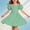 Green, variant on Babcutegg Classic Plaid Short-Sleeve Round-Neck Dress With Crisscross Back Design For Girls, Lightweight Breathable Summer Wear Yellow Size 14