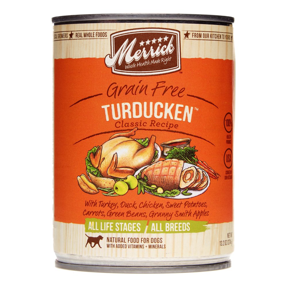 Merrick Classic GrainFree Turducken Wet Dog Food, 13.2 oz (Case of 12