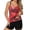 C-Red423, variant on DHFJKG Tankini Swimsuits For Women Floral Print 2 Piece Swimwear Set Adjustable Straps Swim Tank Top With Boyshorts Bottom Holiday Beachwear