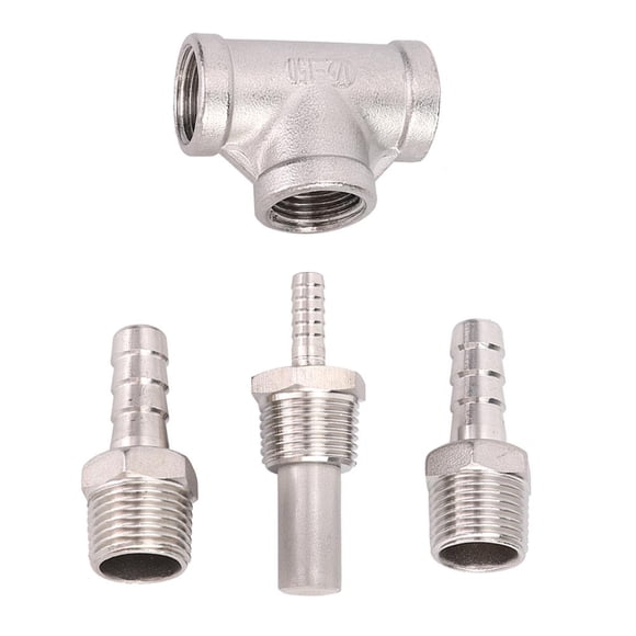LHCER Homebrew Accessories,Household Stainless Steel Beer Brewing Inline Aeration Stone for Homebrew Accessories,Beer Aeration Stone