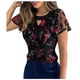 thumbnail image 1 of Puntoco moda mujer cuello redondo manga farol perspectiva punto malla manga Casual suelta top Puntoco Puntoco-1001, 1 of 7