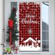 thumbnail image 5 of pstuiky Decoración navideña para puerta: tapiz para colgar en la puerta, ideal para fiestas., 5 of 6
