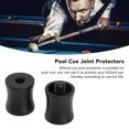 thumbnail image 4 of Joint Protector For Billiard Pool Cue Stick, Ergonomic Design Billiard Cue Stick Joint  Aluminum Alloy Quick Release Billiard Cue Accessories For Pool Cue Billiards Stick, Black, 4 of 8