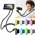 thumbnail image 2 of Moyic Soporte para colgar en el cuello para teléfono móvil, portátil, ajustable en altura, flexible, para casa, dormitorio, juego, accesorios de Teléfono y Comunicación Rosa, 2 of 6