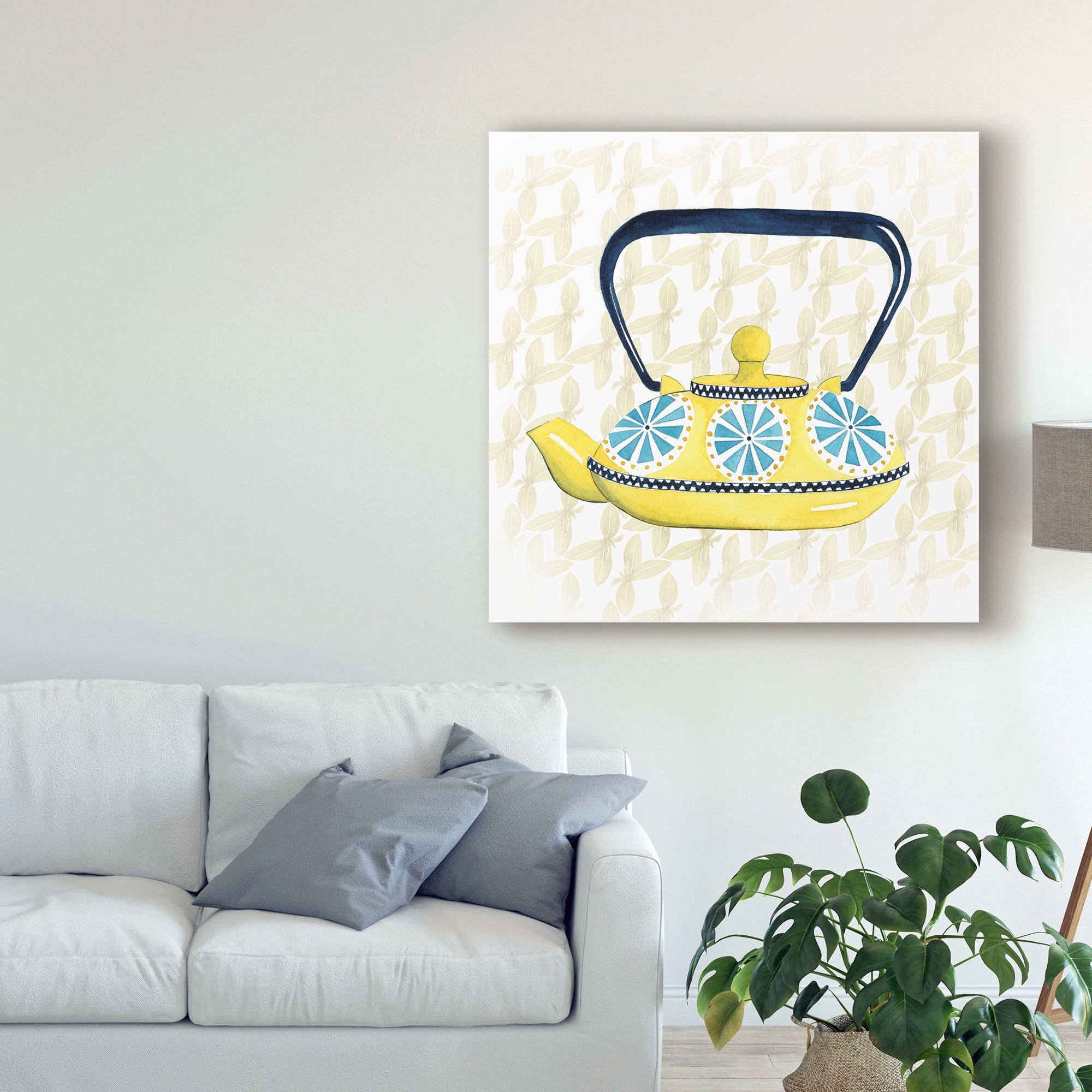 Trademark Fine Art 'Sweet Teapot II' Canvas Art by Grace Popp