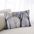 thumbnail image 2 of Black Grey Tree Throw Pillow Cover 20 x 26 Inch Decorative Pillow Cover Vintage Abstract Boho Trunk Branch Lumbar Pillowcase Seasonal Rectangle Cushion Case for Couch Sofa Bed Living Room, 2 of 7