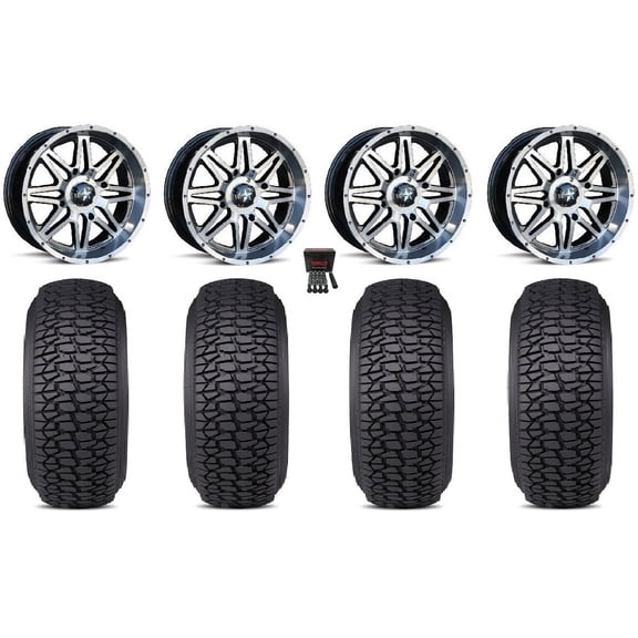 MSA Vibe 14" Wheels Dark Tint 30" Regulator 2 Tires Polaris RZR XP 1000 / PRO XP / Ranger XP 900/1000