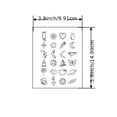 thumbnail image 3 of 138 Patterns 15 Days Temporary Tattoo Stickers Waterproof 15 Days Tattoo Cute Small Fresh Pattern Fake Tattoos, 3 of 3