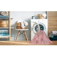 thumbnail image 2 of Ahgly Company Machine Washable Indoor Square Transitional Pastel Red Pink Area Rugs, 5' Square, 2 of 7
