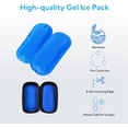 thumbnail image 3 of 4 Pack Therapy Insulin Gel Pack - Portable Ice Gel Cold Compress ice Bar - GIXUSIL Reusable Comfortable Soft Touch Portable Ice Bag for Diabetic Supplies, 3 of 7