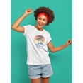 thumbnail image 2 of California Surfer Sunset Shaped T-Shirt Women -Image by Shutterstock, Female XX-Large, 2 of 4