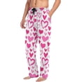 thumbnail image 4 of GZHJMY Valentine's Day Pajama Pants for Men, Lounge Pants Lightweight Men Pajama Bottoms with Drawstring Pockets, Christmas New Year Birthday Gifts, Small, 4 of 6
