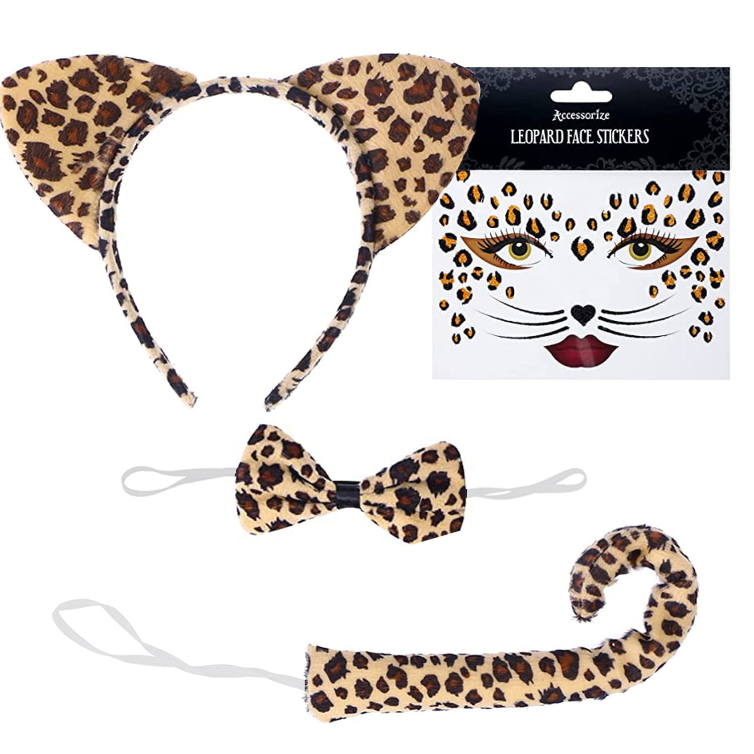 Leopard print cat ears sales