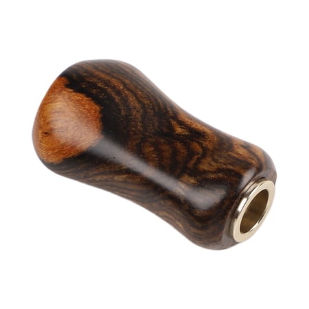 GRIMPEX Casting Grip Wooden Reel Knob for Fishing Reels Mexican Sandalwood Argentine Sandalwood Taihang Cliff Cypress for 4mm Shaft Gold